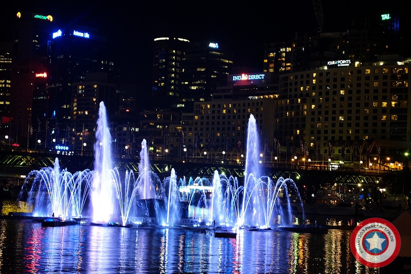 〔雪梨。Sydney〕。2015雪梨燈光節Vivid Light - 達令港