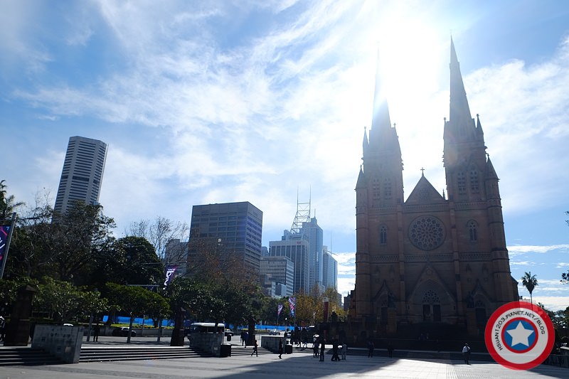 〔雪梨。Sydney〕。美麗莊嚴的聖瑪莉大教堂｜St. Mary's Catherdral