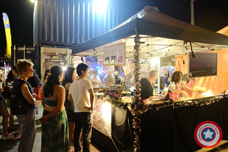 Brisbane。Eat Street Market　外國人的夜市