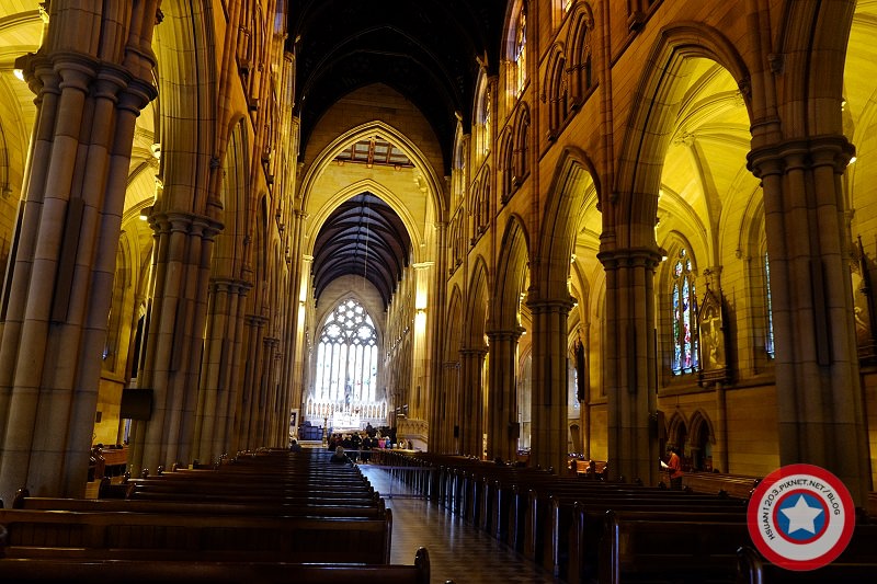 〔雪梨。Sydney〕。美麗莊嚴的聖瑪莉大教堂｜St. Mary's Catherdral