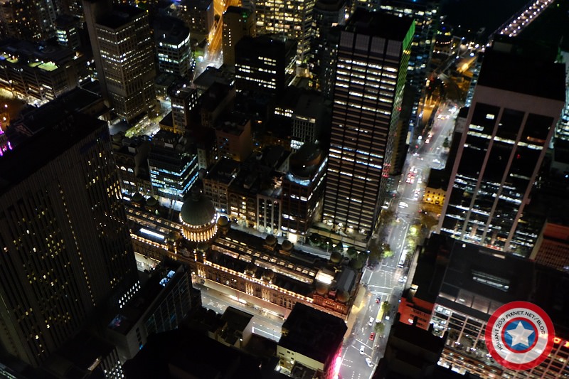 〔雪梨。Sydney〕。登上雪梨塔Sydney Tower看夜景